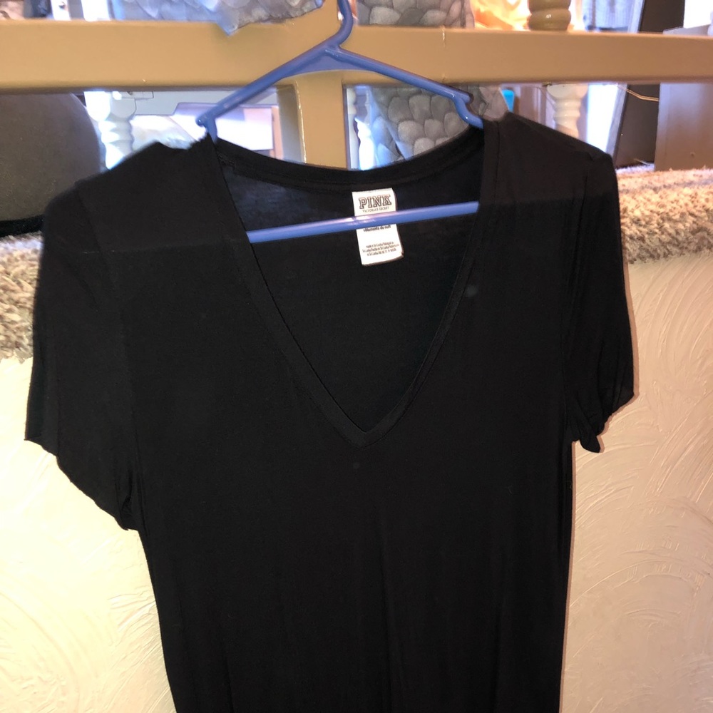 Pink vneck sleepwear